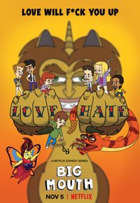Plakat Serialu Big Mouth (2017)